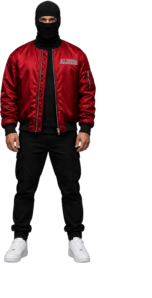 ALBI69 Bomber Blood Red